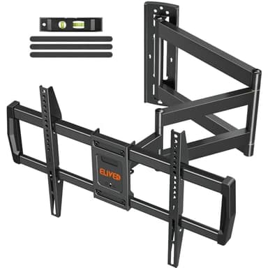 ELIVED Long Arm TV Wall Mount for Most 42-75 Inch TVs, 37.9 Inch Long Extension Corner TV Mount, Full Motion Wall Mount tv Bracket Swivel and Tilt, Holds up to 99 lbs. Max VESA 600x400mm, YD3038 - Image 1