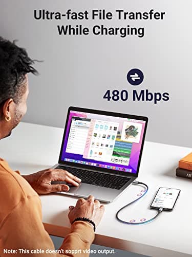 UGREEN USB C to USB C Cable, 100W 2-Pack USB C Charger Cable for iPhone 17/17 Plus/17 Pro/17 Pro Max, MacBook Pro, iPad Pro, Dell XPS, Samsung Galaxy S25/S24/S23 Ultra, Switch, Pixel, 10FT Black - Image 9