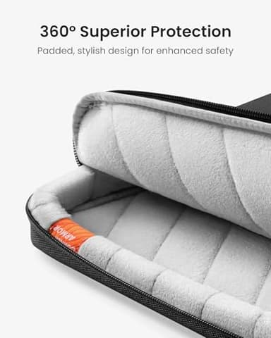 tomtoc 360 Protective Laptop Shoulder Bag for 16-inch MacBook Pro M4/M3/M2/M1 Pro/Max A3403 A3186 A2991 A2485 2024-2019, Water-resistant Sleeve for Dell XPS 15 Surface Book 3 The New Razer Blade 16 - Image 5