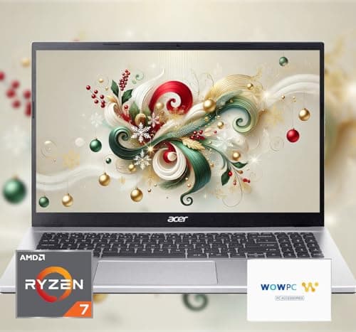 acer Aspire Premium Laptop | AMD Ryzen 7 5700U (Beats i7-1250U) CPU | 32GB RAM | 1TB SSD | 15.6" FHD Display | Fast Wi-Fi 6 | Sleek Design | Ethernet Port | AI Noise Removal | Windows 11 | WOWPC - Image 1