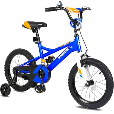 WEIZE Kids Bike,16 Inch Children Bicycle for Boys Girls Ages 4-12 Years Old, Rider Height 38-48 Inch, Coaster Brake, Blue - Image 1