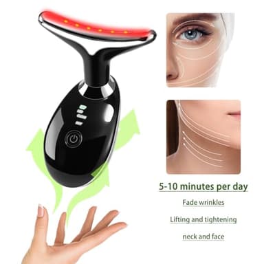 JURP 7-in-1 Red-Light-Therapy-for-Face and Neck, Face Neck Massager for Daily Skin Care Routine, Skin Care Tool - Image 3