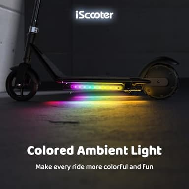 Kids Electric Scooter, 150W Motor, 3/6/10MPH Electric Scooter for Kids Ages 6-12, Double Brake, Magnetic Charging, Pedal Light for Boys/Girls (Black) - Image 5