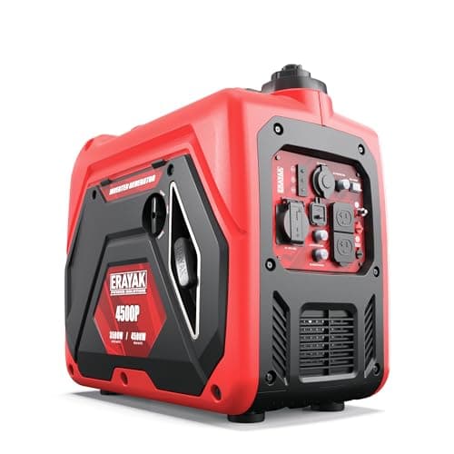 ERAYAK 4500W Portable Inverter Generator for Home Use, Super Quiet Small Generator for Camping Outdoor Emergency Power Backup, Gas Powered Engine, ECO Mode, EPA Compliant - Image 1