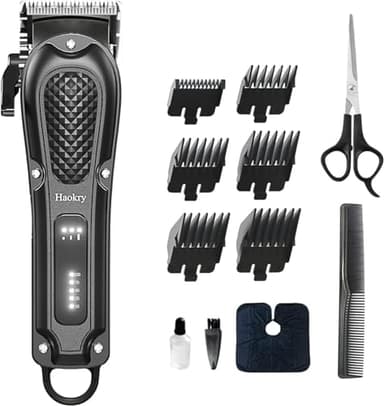Haokry Hair Clippers for Men Professional - Cordless&Corded Barber Clippers for Hair Cutting & Grooming Rechargeable Beard Trimmer - Image 1