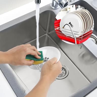 6 Pack Cat Food Bowl, Ceramic Cat Bowls, Anti Whisker Fatigue Cats Bowl Set,5.5 Inches Shallow Wide Kitten Plates for Food and Water (Cat's Paw+Fishbone) - Image 6