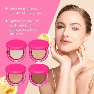 Peptide Bouncees Foundation, Balm Foundation, Hydrating, Age-Defying Makeup for Mature Skin, Natural, Medium Buildable Coverage, All Skin Types - Image 2