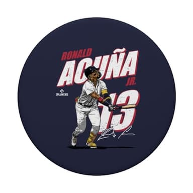 Ronald Acuna Jr. | Atlanta Baseball MLB Players | MLBRAC3001 PopSockets Adhesive PopGrip - Image 3
