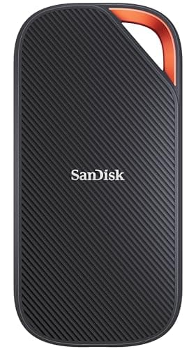 SanDisk 4TB Extreme PRO Portable SSD with USB4, Up to 3800 MB/s Read and 3700MB/s Write, USB-C, USB 3.2, Backwards Compatible, IP65 Water and Dust Resistance - SDSSDE82-4T00-G25 - Image 1