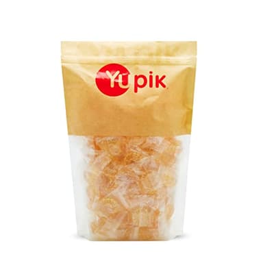 Yupik Honey Barley Sugar Candies, 2.2 lb (35.2 oz), Individually Wrapped Hard Candies, Gluten-Free, Low-Calorie, Fat-Free, Sweet Honey Flavour, Ideal for Snacking & Gifting - Image 1