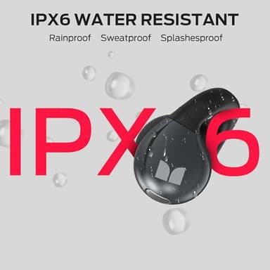Monster Open Ear AC600 Headphones, Bluetooth 5.4 Wireless Earbuds with HiFi Stereo, Clip-On Earbuds with ENC Clear Call, 21H Playtime, Touch Control, IPX6 Waterproof Wireless Headphones for Sport - Image 6