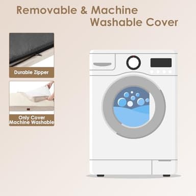 EHEYCIGA Orthopedic XL Dog Beds for Extra Large Dogs with Removable Washable Cover for Crate, Camel, 41x27 - Image 6