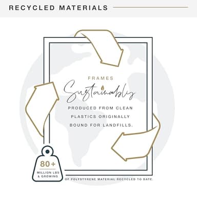 MCS Trendsetter 24x32 Poster Frame Black High-Gloss, Vertical & Horizontal Wall Hanging Large Picture Frame for Photos, Posters & Art Prints (1-Pack) - Image 8