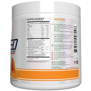 EHP Labs OxyShred Pre Workout Powder & Shredding Supplement - Preworkout Powder with L Glutamine & Acetyl L Carnitine, Energy Boost Drink - Wild Melon, 60 Servings - Image 7