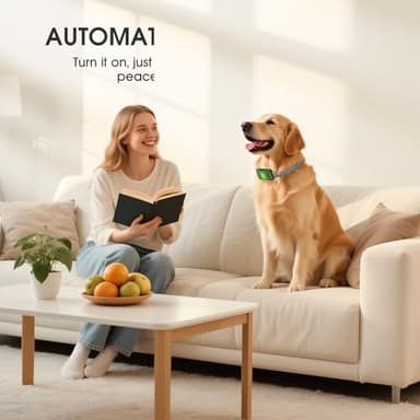 KJKZO Dog Bark Collar for Large Medium Small Dogs, Effective No-Bark Collar, Smart Barking Collar, Rechargeable Bark Collar with 7 Sensitivity, 3 Modes, Waterproof, Green - Image 7