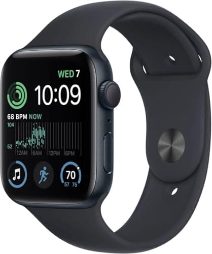 Apple Watch SE (2nd Gen) [GPS + Cellular, 40mm] - Midnight Aluminum Case with Midnight Sport Band, M/L (Renewed Premium)