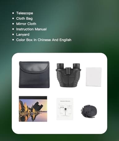 10X Waterproof Binoculars with High-Definition FMC Coated Lens, BAK4 Prism, Adjustable Diopter, Anti-Slip Design, Durable and Lightweight – Perfect for Bird Watching, Hunting, and Outdoor Activities - Image 8