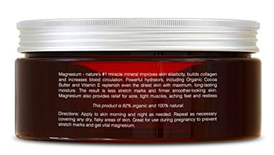 Seven Minerals, Natural Magnesium Cream for Pain Calm, Leg Cramps, Sleep & Muscle Soreness With Moisturizing Organic Cocoa Butter & Vitamin E - No Harmful Ingredients USA Made Safe for Kids (8 fl oz) - Image 5