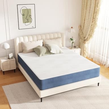 PurrJoys 10 Inch Firm Full Mattress,Full Size MattressCooling Memory Foam with Washable Zipper Cover, Pressure Relief & Firm Support, Easy Setup - Image 3