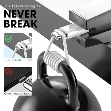 USB C to USB C Cable for Apple, 3-Pack 6FT, 60W USBC/Type-C Fast Charger Cord Compatible with iPhone 17/16 Pro Max, iPhone 17 Air, iPad Pro/Air - Image 4