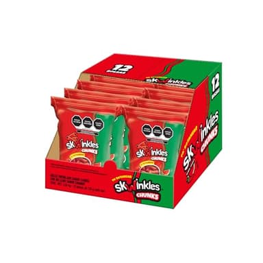 Lucas Skwinkles Sweet & Sour Candy Chunk watermeloon Flavored with Tamarind Filling, 12 Bag - Image 3