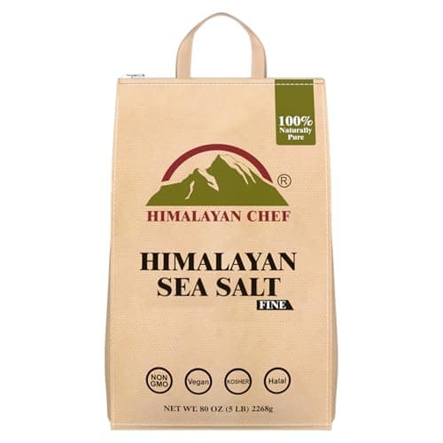Himalayan Chef Sea Salt Fine - Unrefined Mineral Salt, 5 lb Bag (1 Pack) - Image 1