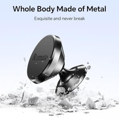 【 2-Pack 】 Magnetic Phone Holder for Car Dashboard【Strong Magnet】iPhone Magnetic Phone Mount for Car Phone Holder 【4 Metal Plate】Cell Phone Holders for Your Car Mount for iPhone 16 Pro Max 15 14 13 12 - Image 7