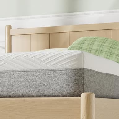 Novilla Full Mattress, 8 Inch Full Size Mattress, Gel Memory Foam Mattresses for Pressure Relief & Reliable Support & Cooling Night Sleep, CertiPUR-US Certified in a Box, White & Grey - Image 5