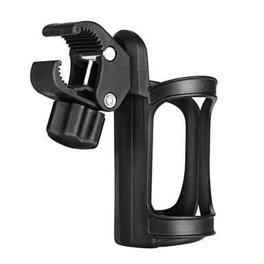 Accmor Stroller Cup Holder, Universal Cup Holder for Uppababy, Nuna, Doona Strollers, 360 ° Rotatable Bottle Holder for Stroller, Bike, Wheelchair, Walker, Scooter - Image 8