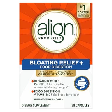 Align Probiotic Bloating Relief + Food Digestion, Probiotics for Women and Men, #1 Doctor Recommended Brand‡, Promotes Digestive Health and Helps Support the Metabolism of Food*, 28 Capsules - Image 10