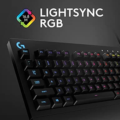 Logitech G213 Prodigy Gaming Keyboard, LIGHTSYNC RGB Backlit Keys, Spill-Resistant, Customizable Keys, Dedicated Multi-Media Keys – Black - Image 4