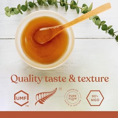 100% Pure New Zealand Honey Certified UMF 22+ MGO 968+ Ultra Premium Raw Manuka Honey 8.8 oz (250 g) - Image 4