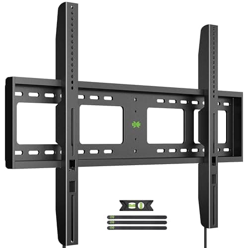 USX MOUNT Heavy Duty Fixed TV Wall Mount for 65-100 inch Flat TVs, Max Load 200 Lbs, Low Profile Bracket Fits 16" 18" 24" 32 inch Stud Spacing, Max VESA 800x600mm for Most 65 75 85 86 90 98 100 TVs - Image 1