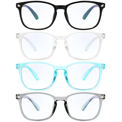 MIGSIR Blue Light Blocking Glasses for Computer Gaming, Fashion Fake Helps Reduce Screen Fatigue Eyeglasses for Women Men - Image 1