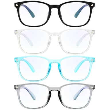 MIGSIR Blue Light Blocking Glasses for Computer Gaming, Fashion Fake Helps Reduce Screen Fatigue Eyeglasses for Women Men - Image 1