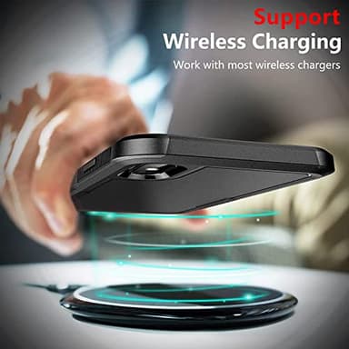 SPIDERCASE for iPhone Xs Max Case, [10 FT Military Grade Drop Protection] [Non-Slip] [2 pcs Tempered Glass Screen Protector] Shockproof Airbag Cushion Protective Case for iPhone Xs Max 6.5” (Black) - Image 5