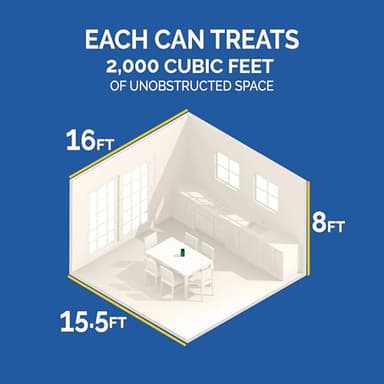 Hot Shot No-Mess! Fogger With Odor Neutralizer 3 Count-1.2 Ounce Cans, Kills Hidden Bugs, No Need To Turn Off Pilot Lights, 6 Pack - Image 3