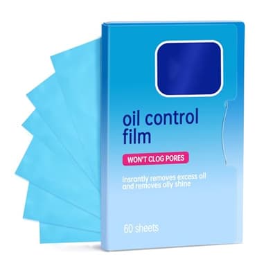 1 Pack Oil Blotting Sheets for Face (60 Sheets) - Oil Absorbing Blotting Papers for Oily Skin, Makeup-Friendly & Portable Oil Wipes - Image 1