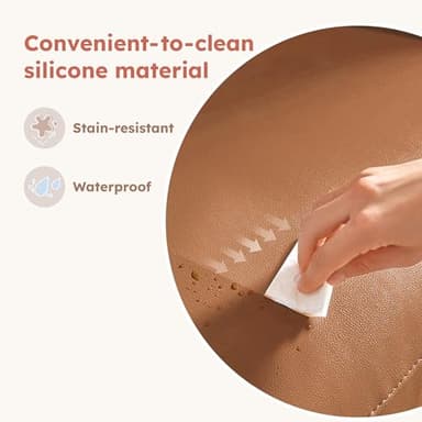 MAMAZING Rocking Chair Nursery with Adjustable Armrests, Electric Glider Recliner Nursing Chair for Breastfeeding, Power Swivel Recliner Chairs with USB Port and Storage, FSC Certified (Mocha) - Image 7