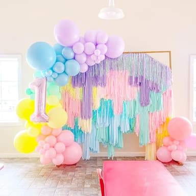 Voircoloria 130pcs Pastel Balloons Different Sizes 18" 12" 10" 5" Macaron Latex Balloon Garland Arch Kit for Birthday Easter Baby Shower Graduation Wedding Gender Reveal Anniversary Party Decorations - Image 5