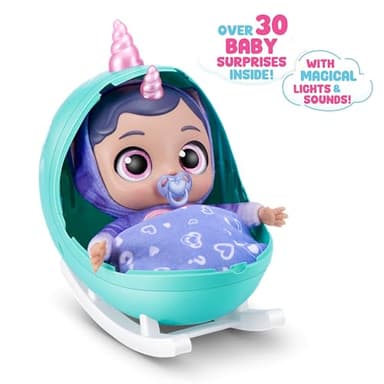 Babycorns Interactive Baby Doll Series 1 Large (Kitten) by ZURU with Lights and Sounds, Magical Babydolls, Surprise, Unboxing, Girls, Dolls, Story - Image 3