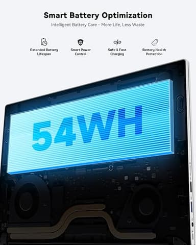 NIMO 15.6'' IPS FHD-Student-Laptop, 32GB RAM 1TB SSD AMD Ryzen 5(Beat i5-1135G7, 4 Cores Up to 3.7GHz) Computer with 65W Type-C, 2 Years Warranty, Fingerprint, Backlit Keyboard, BT5.2, Numpad, Blue - Image 6