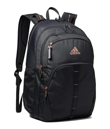 adidas Prime Backpack for Work, Travel Bag for Women and Men with Padded Compartment for Laptop, Carbon Grey/Rose Gold/2, One Size - Image 4