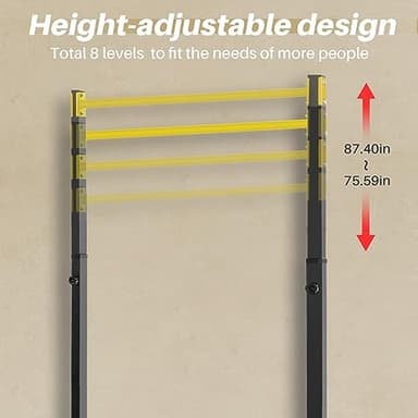 Pull Up Station, Bongkim Power Tower Portable Pullup Bar Station, Pull Up Bar for Home Gym, Pull Up Tower Station 330LBS - Image 3