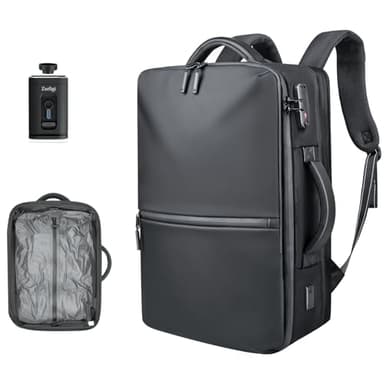 Zurligi Vacuum Backpack Travel - Extra Large 70 Expandable Airback Vacuum Seal Compression Backpack with Pump, Vacpack, Water Resistant, TSA Lock, for Hiking, Camping, Outdoor, Business - Image 1