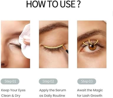 Lash Serum - Advanced Eyelash Serum, For Thicker, Longer Eyelashes and Eyebrows, Advanced Natural Formula for Longer, Fuller-574 - Image 6