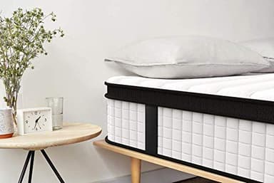 Inofia Twin XL Mattress, 12 Inch Hybrid Innerspring Single Mattress Cool Bed, Breathable Soft Knitted Fabric Cover, Twin XL Size - Image 2