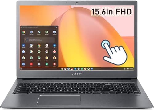 acer Chromebook 715 Touchscreen Laptop CB715-1W Computer, 15.6in FHD(1920×1080) Display, Intel Core i3-8130U, 4GB RAM, 128GB SSD, Chrome OS (Renewed) - Image 1