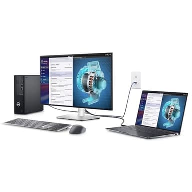 Dell P2425H Computer Monitor Screen 24" 16:9 IPS Display 100Hz w/Stand - 1 Year Warranty, Full HD, 1920 x 1080 with Power Cord + DisplayPort Cable + HDMI Cable + USB 3.0 Cable + Microfiber Cloth - Image 8