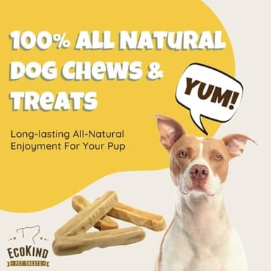 EcoKind Premium Gold Yak Cheese Himalayan Dog Chews, Healthy Dog Treats for Small Dogs, All Natural, High Protein Dog Chew, Chicken, Small - 8 Chews - Image 4